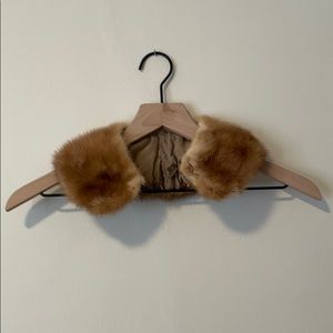 Fur Trim Scarf (vintage)